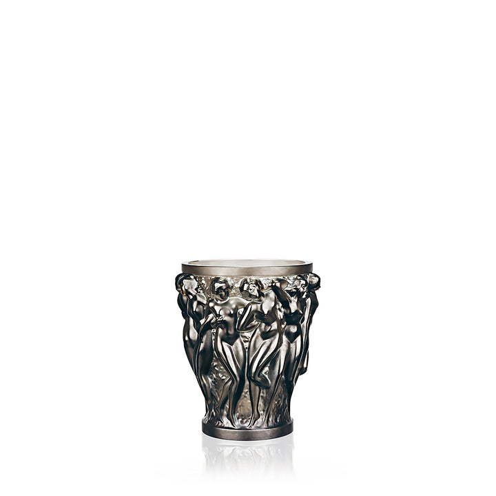 Lalique vase bacchantes bronze color crystal 10547800