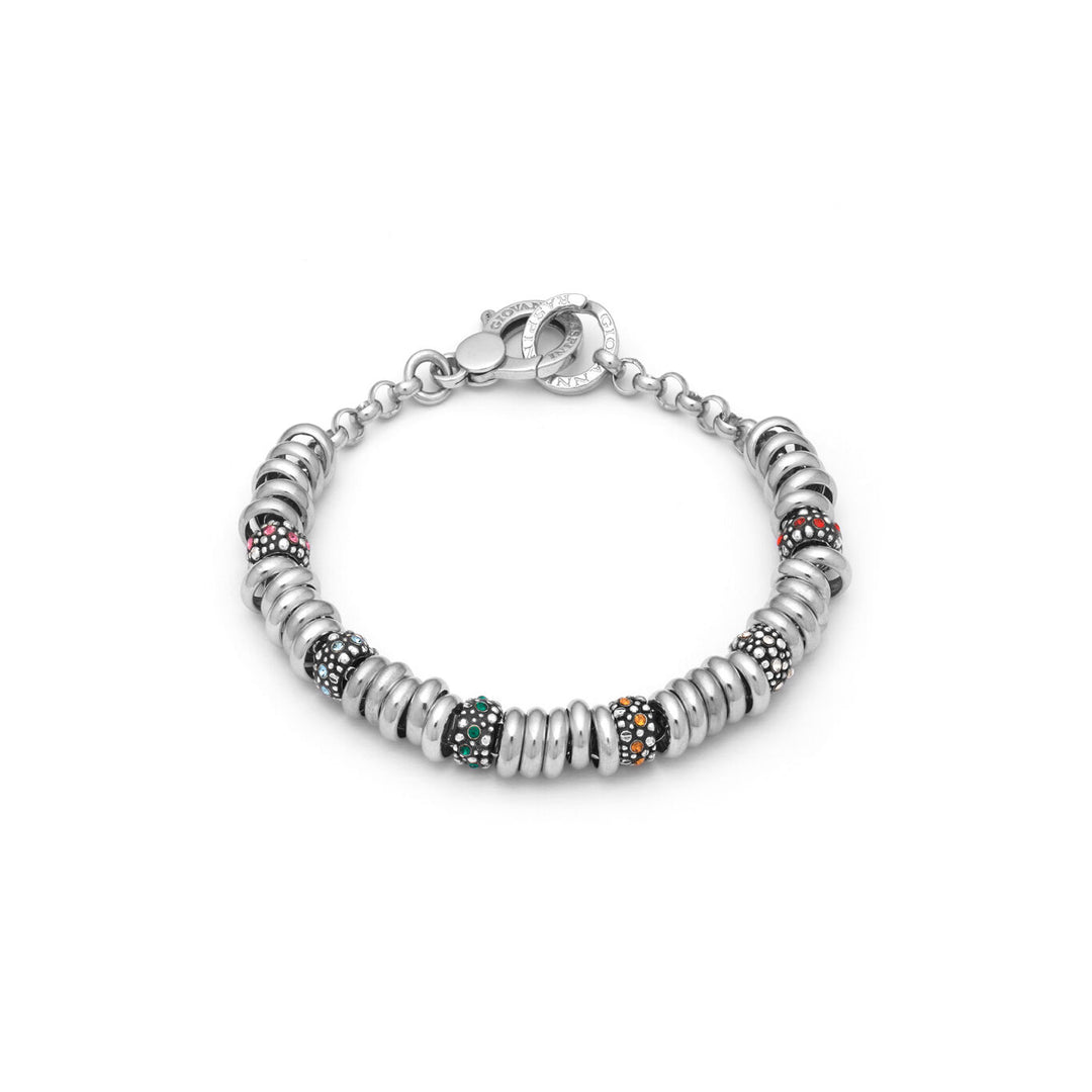 Giovanni Raspini bracciale Beads Crystal Color argento 925 11983
