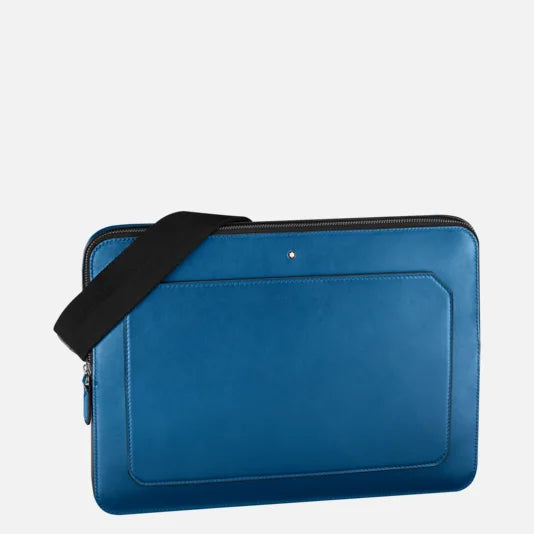 Montblanc Borsa par ordinateur Meisterst ⁇ ck Urbain bleu cobalt 124080