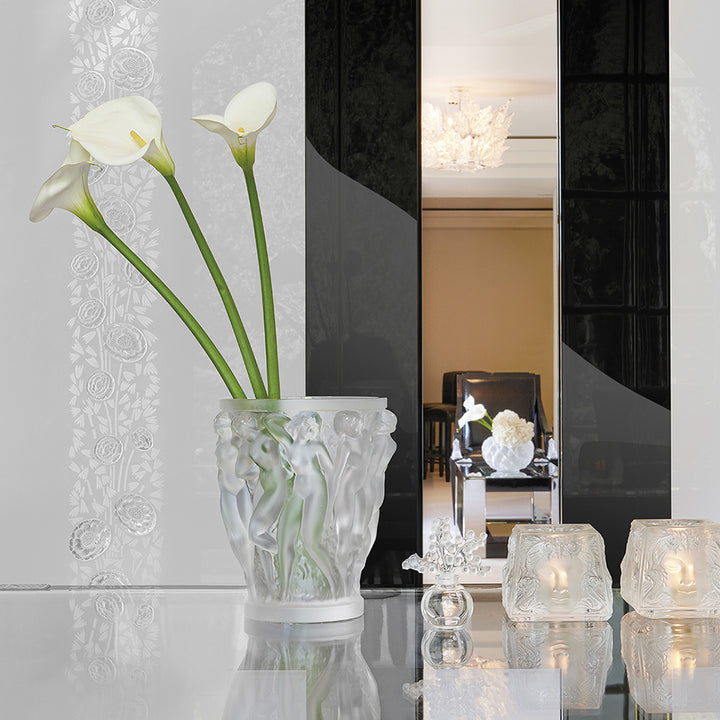 Lalique vase bacchantes