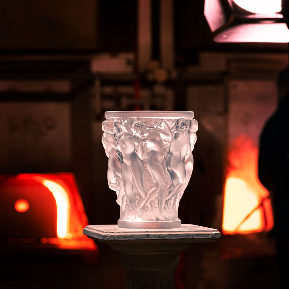 Lalique vaso Bacchantes Millésime 2023 cristallo 1220000MIL Limited Edition 1000 pz
