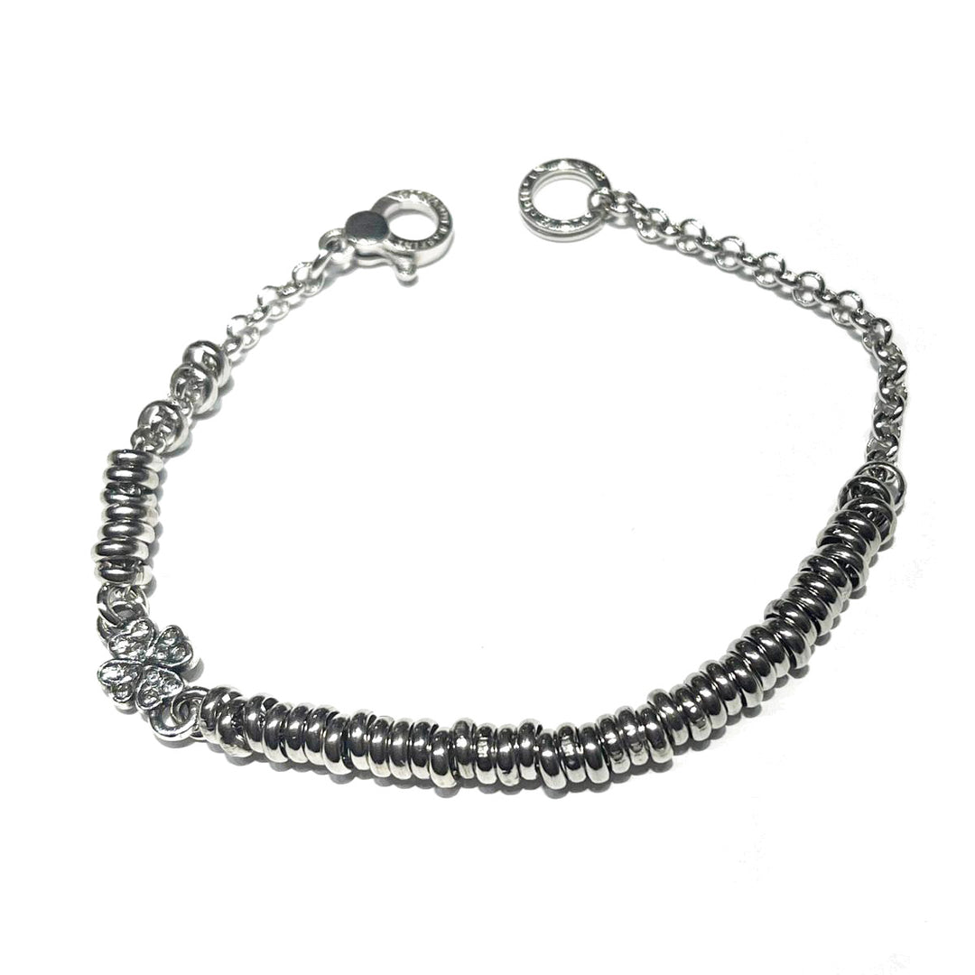 Giovanni Raspini Bracelet à base de trèfle en cristal argent 925 12205