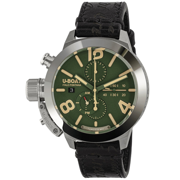 U-BOAT orologio Classico 45 Tungsteno Cas Green 45mm verde automatico acciaio 9581