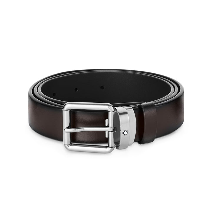 Montblanc brown leather belt 30mm 131185