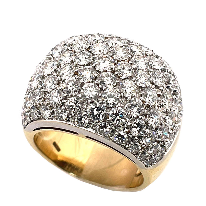 Anillo Pavé de diamantes en oro blanco de 18kt 0001AG