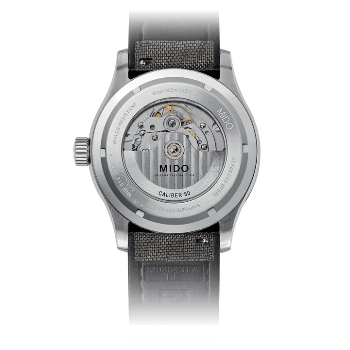 Mido Multioft Multi 42mm clock automatic gray steel m038.430.17.081.00