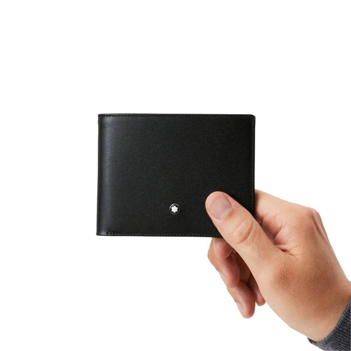 Montblanc Meisterst ⁇ ck wallet 6 compartments black 14548