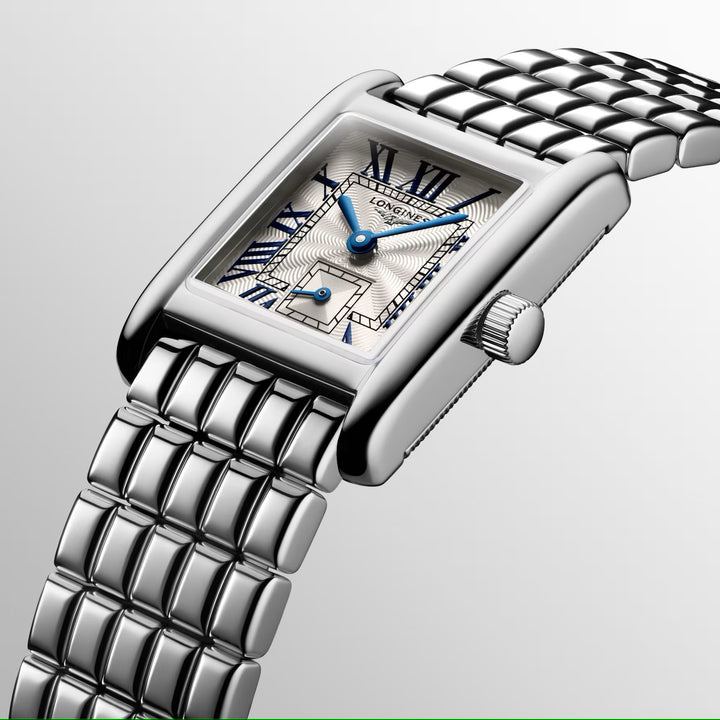 Longines Mini Dolcevita Watch 21.5x29 mm de acero de cuarzo de plata L5.200.4.71.6