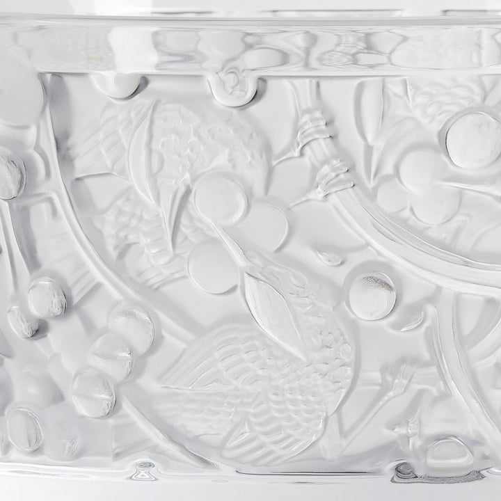 Lalique bowl merles et raisins crystal 10732900