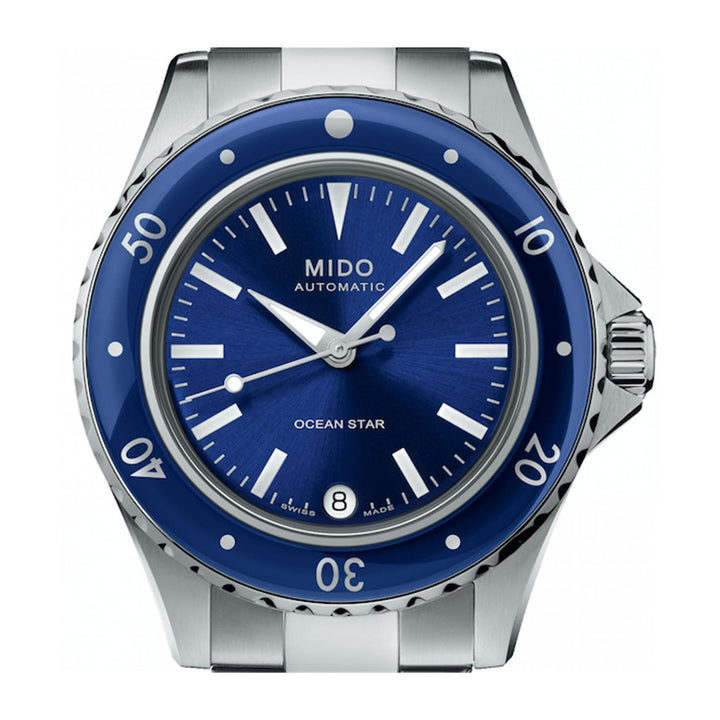 Mido Ocean Star 36.5mm Watch Automatic Blue Steel M026.207.11.041.00