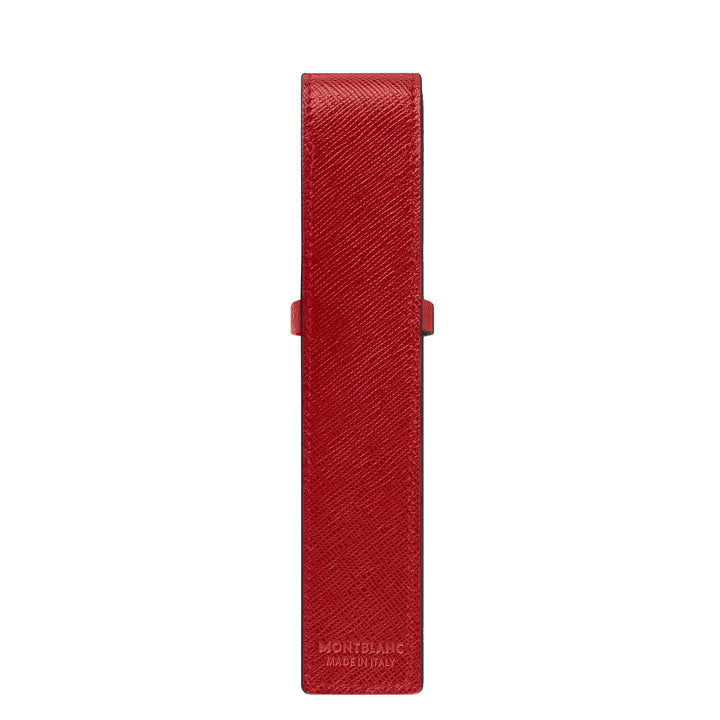 Montblanc astuccio per 1 strumento da scrittura Montblanc Sartorial rosso 130835