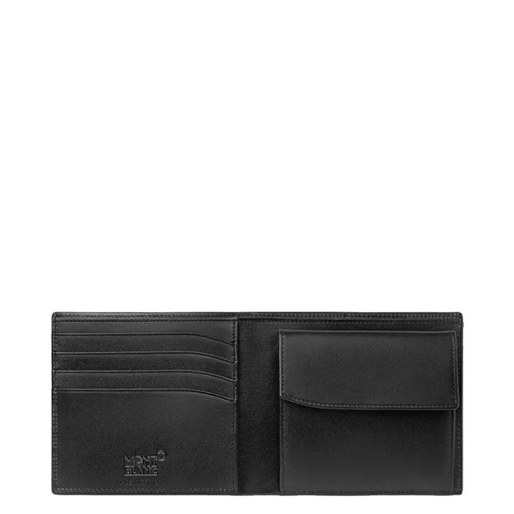 Montblanc wallet 4 compartments with coin purse Meisterst ⁇ ck black 7164