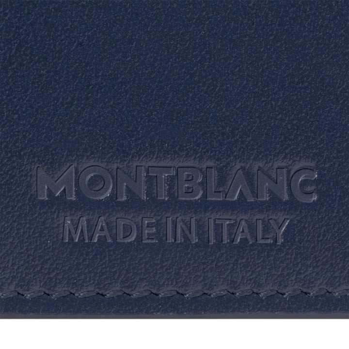 Montblanc Portacarte Meisterst ⁇ ck 4cc Ink bleu 131693