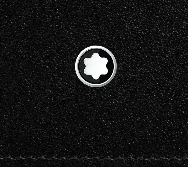 Montblanc Portefeuille Meisterst ⁇ ck 10 compartiments avec porte-monnaie noir 5524