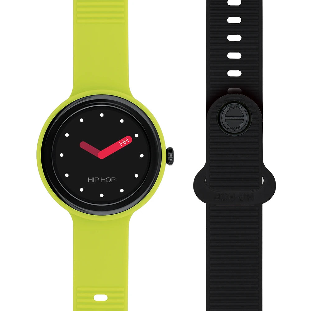 Hip Hop Smartwatch Yellow Smart/Black Hwu1195 watch