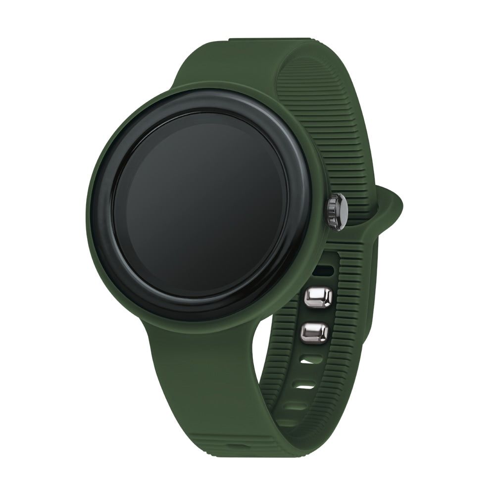 Hip hop military green/black smartwatch clock hwu1198