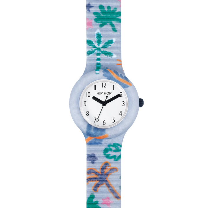Hip Hop orologio PALM SPRINGS LIGHT BLUE California Vibes collection 32mm HWU1214