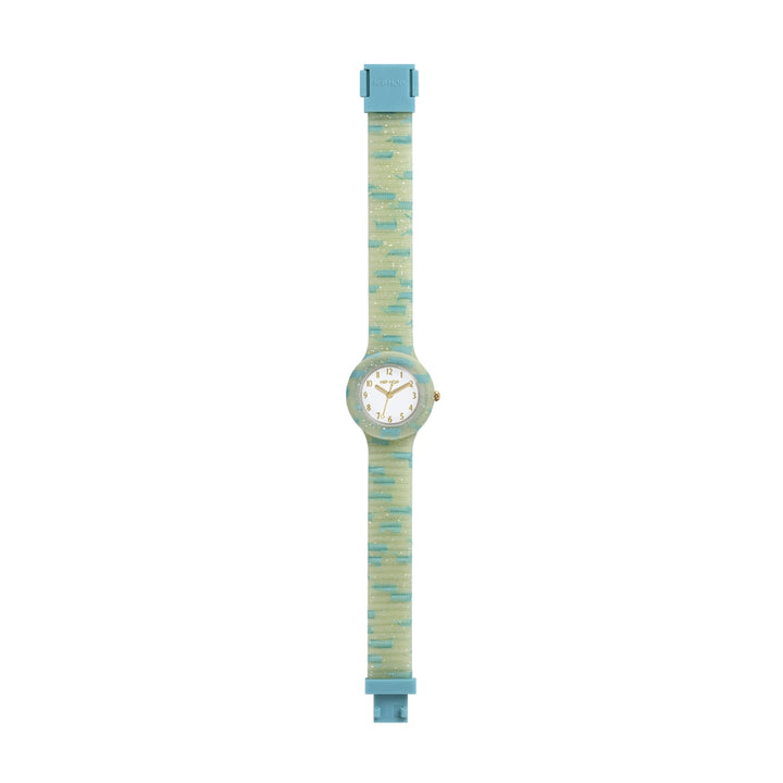 Hip Hop orologio YELLOW AND LIGHT BLUE LACE Lace collection 32mm HWU1226