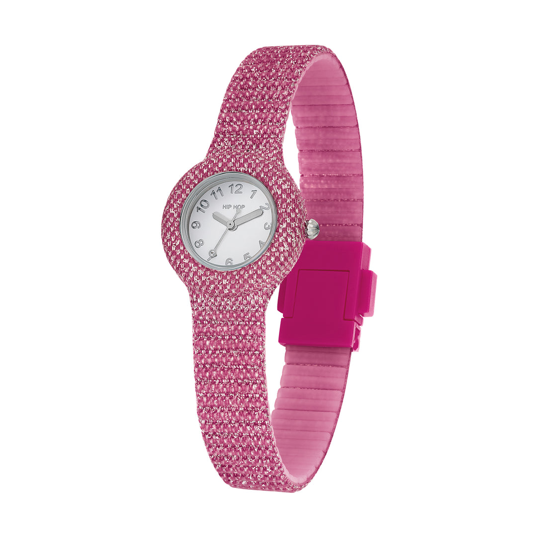 Hip Hop orologio FUCSIA Shimmer Crush collection 28mm HWU1245