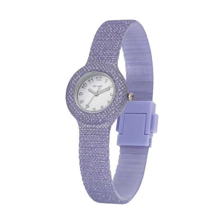 Hip Hop Lilac Shimmer Crush Collection 28mm Hwu1246 Uhr Uhr Uhr