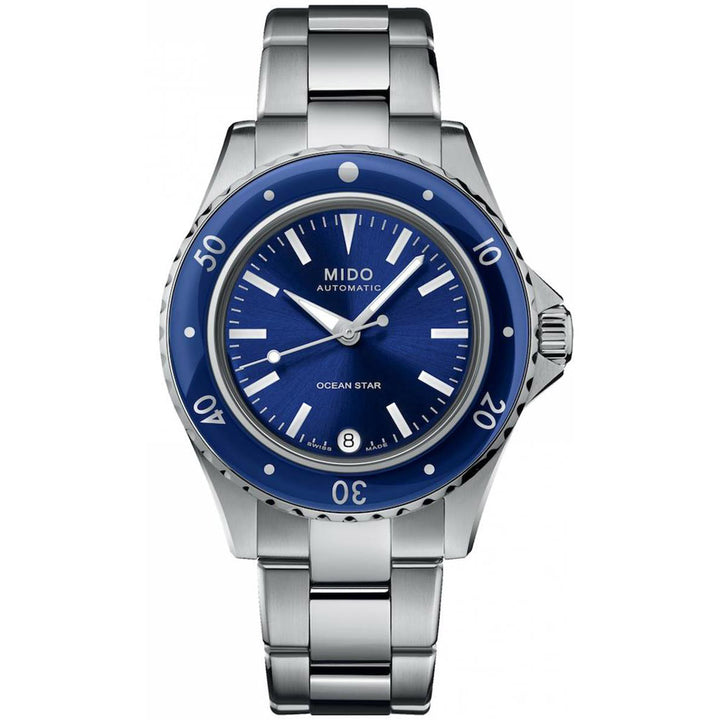 Mido orologio Ocean Star 36,5mm blu automatico acciaio M026.207.11.041.00 - Capodagli 1937