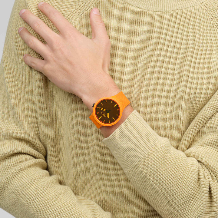 Swatch Crushing Orange Originals Big Bold 47mm SB05O102 watch