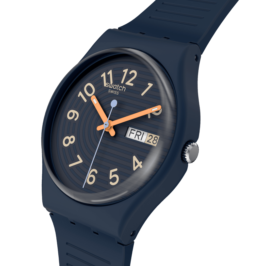 Swatch orologio TRENDY LINES AT NIGHT Originals Gent 34mm SO28I700