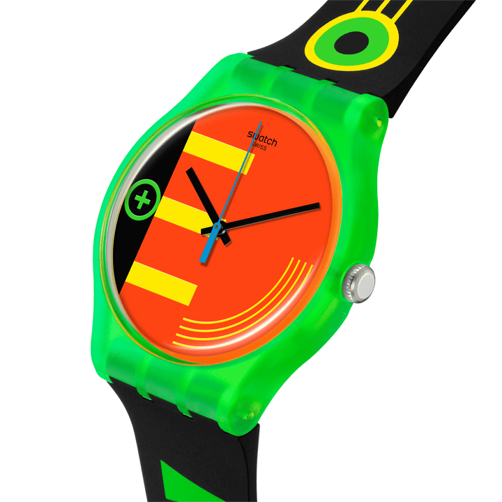 Swatch Neon Rider Originale Chrono 41mm SO29G106