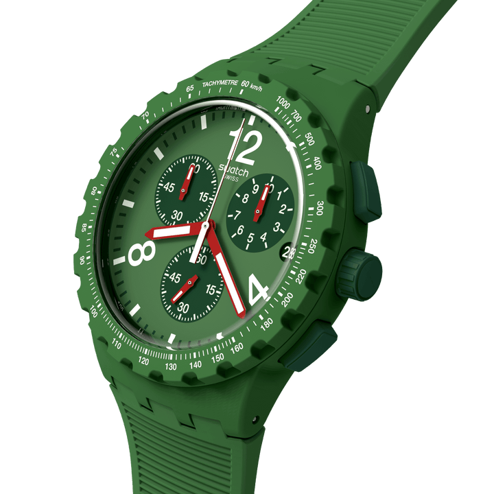 Montre Swatch PRIMARY GREEN Originals Chrono 42mm SUSG407
