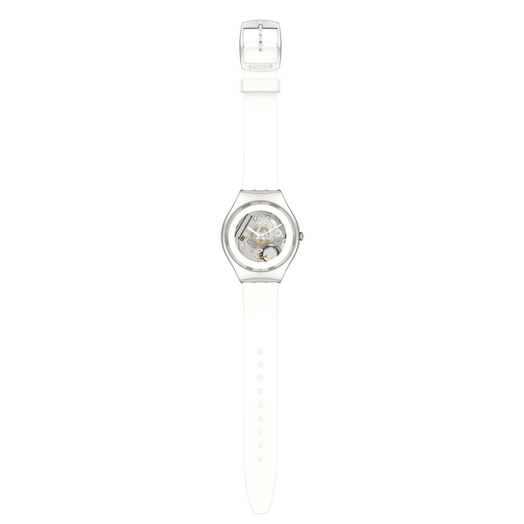 Swatch Pure Ironie d'ironie d'origine ironie de la peau 38 mm Syxs138