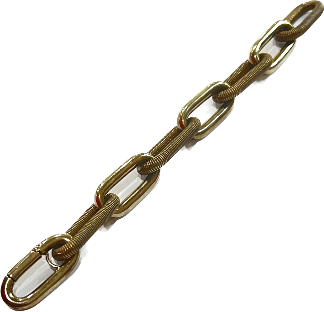 Bracelet de chaîne en argent Sidalo 925 PVD Finishold Chocolate M-4120-BW