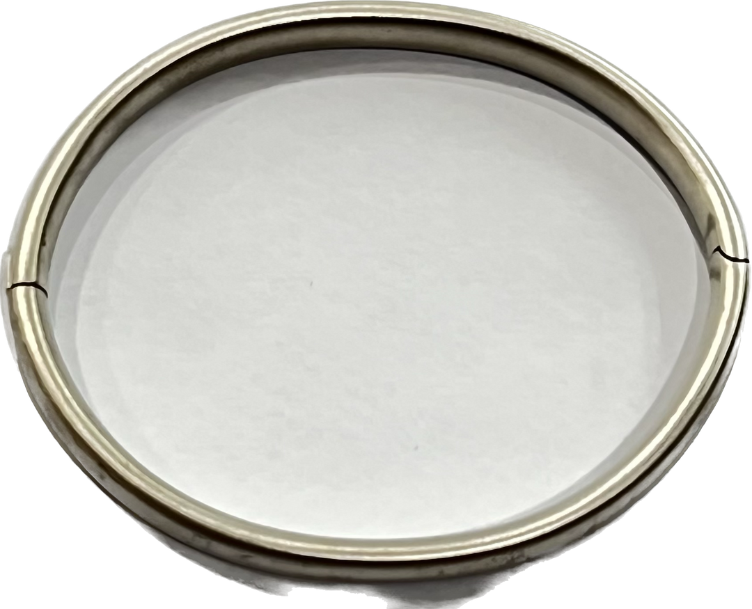 Sidalo Rigid Plate Silver Pulsera 925 Acabado seguro M-4453-B