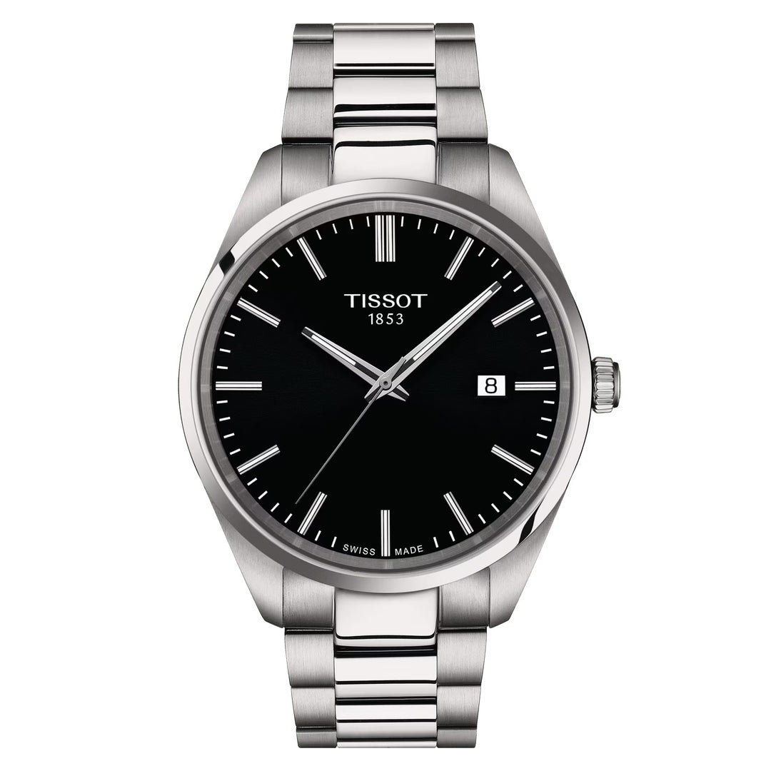 Tissot Watch Pr 100 mm 40 mm Black Quartz Steel T150.410.11.051.00