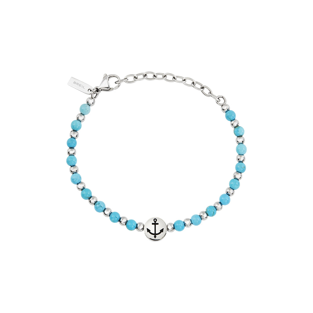 Bracelet Breil Soundwave acier turquoise TJ3591