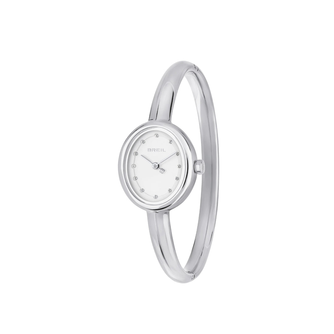 Breil Hoop watch silver quartz steel TW2053