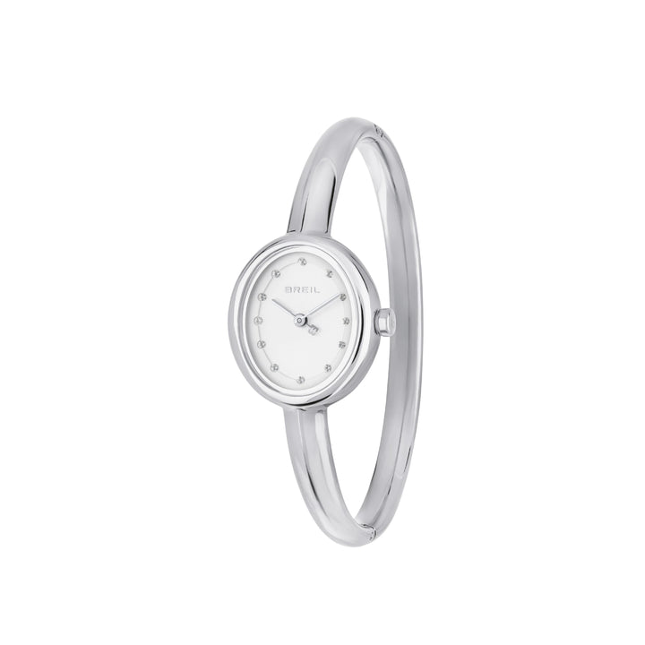 Breil Hoop reloj de plata de cuarzo de acero TW2053