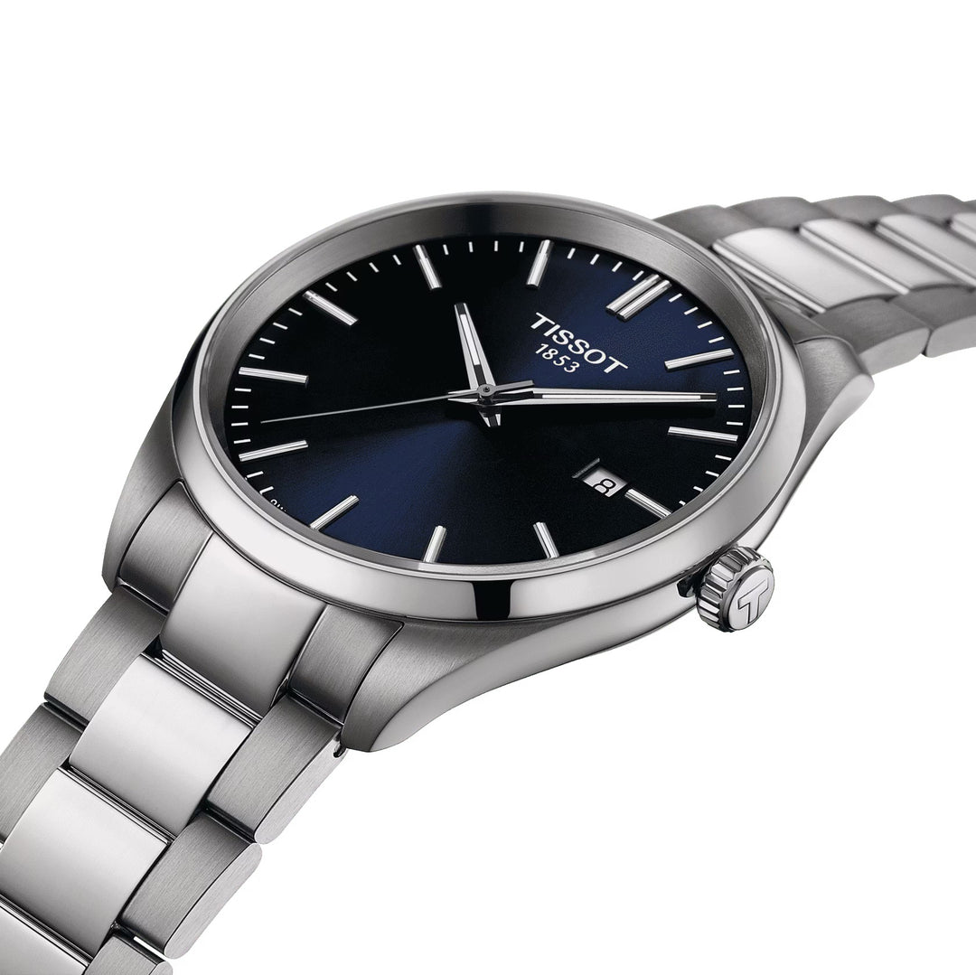 Tissot watch pr 100 40mm blue quartz steel t150.410.11.041.00