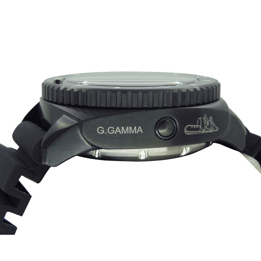 Mec Gamma Gamma 1000MT A.N.A.I.M. 46mm schwarzer automatischer Stahl Finish PVD Black GAM 1000-PN