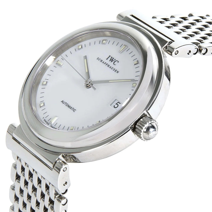 IWC orologio Da Vinci Automatic 3528 37mm bianco automatico acciaio IW352801