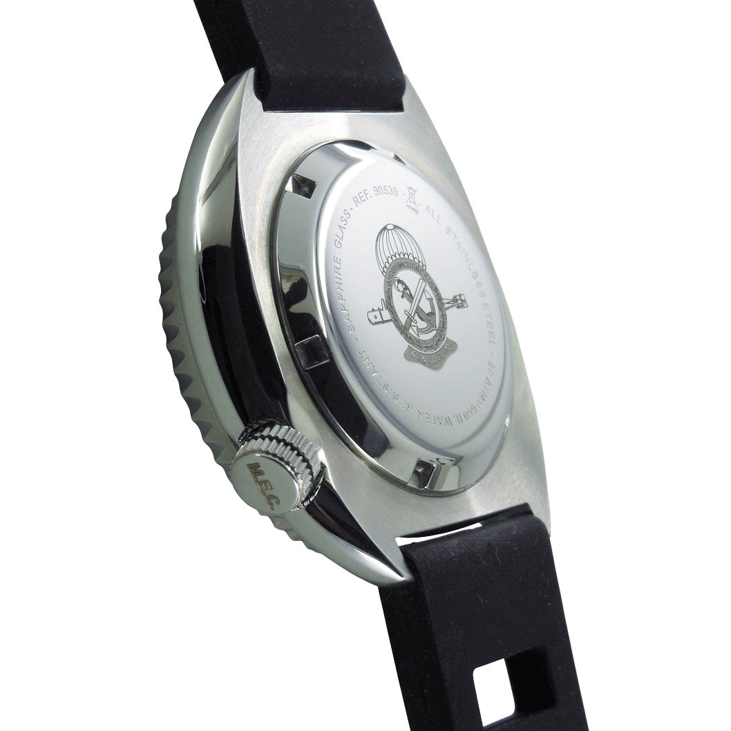 MEC orologio Gruppo Gamma B 200mt A.N.A.I.M. 45mm nero quarzo acciaio GAMMA 200-R