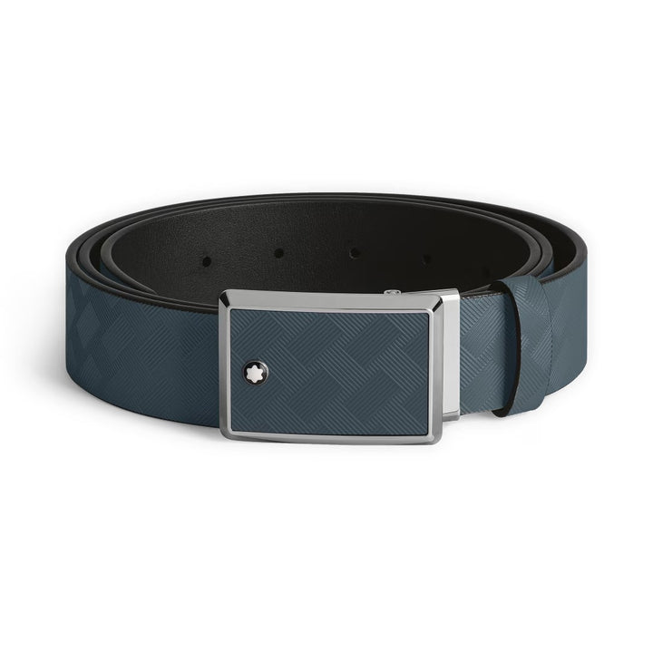 Montblanc ExterDe Belt 3.0 Blue Skin Avio 35mm 199104