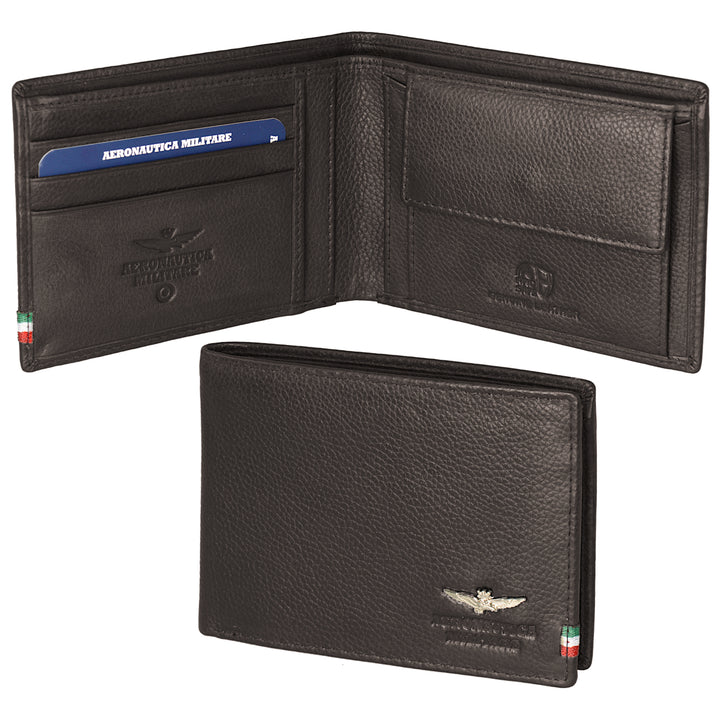 Aeronautica Militare Flag Wallets with Leather Pockets AM102-MO