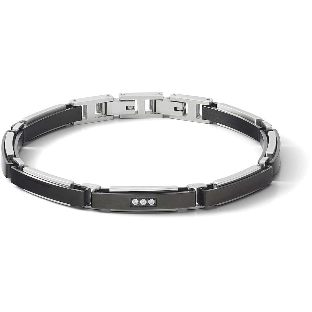 Bracelet Comete Suits en acier finition PVD noir UBR 1060