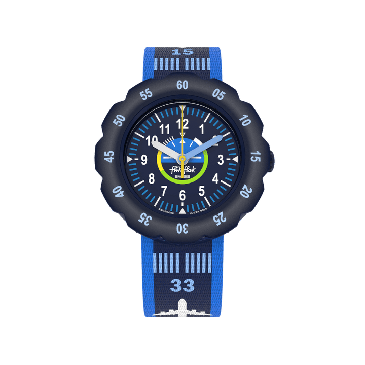 Flik Flak orologio TAKE OFF Future Dreams 34mm FPSP068 - Capodagli 1937