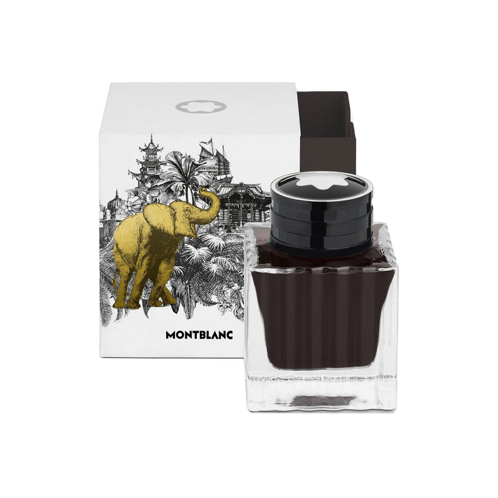 Montblanc boccetta d’inchiostro 50 ml Meisterstück Around the World in 80 Days marrone 130290 - Capodagli 1937