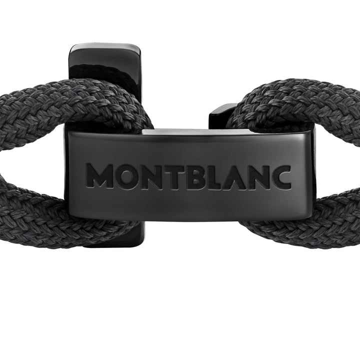 Montblanc bracciale Montblanc con chiusura a T nero misura M 13086063 - Capodagli 1937