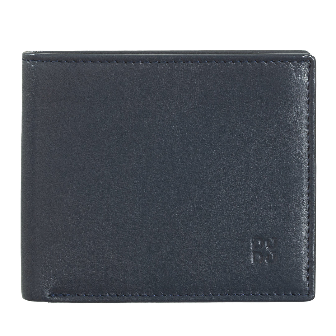 DuDu Portefeuille petit homme RFID en cuir multicolore Porte-cartes