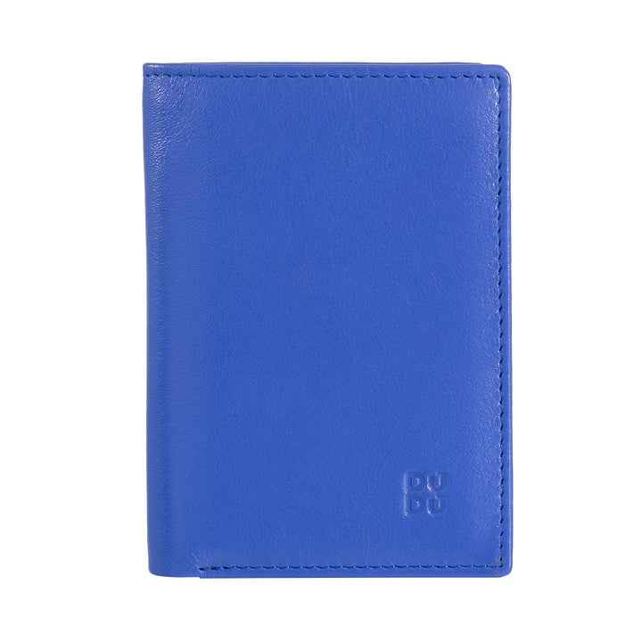 Portefeuille Homme Slim en cuir, Design Mince et Mince, Porte-Argent et Cartes Tissus, Portefeuilles Compact avec Flappe et Fenêtre