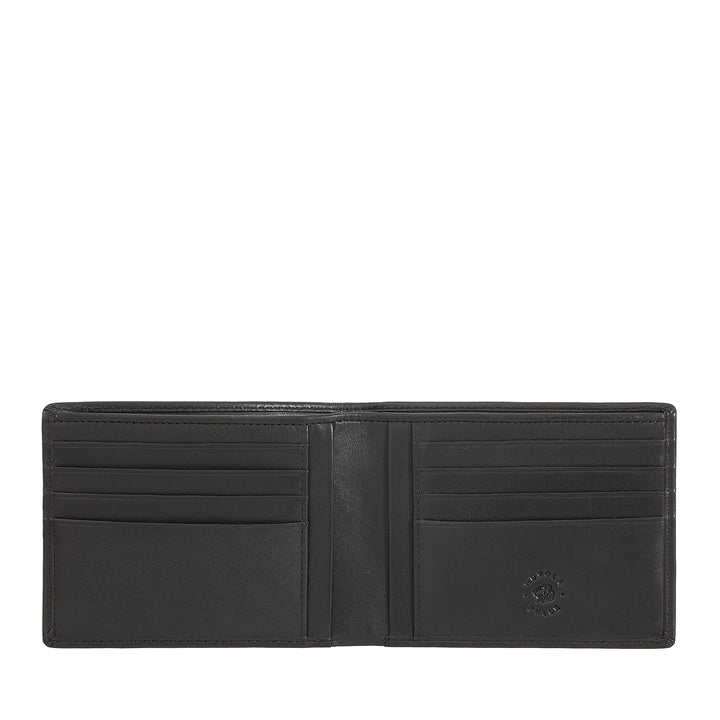 Cloud Leather Men's Wallet Without Coin Wallet Soft Leather with 8 Pockets Card Holder