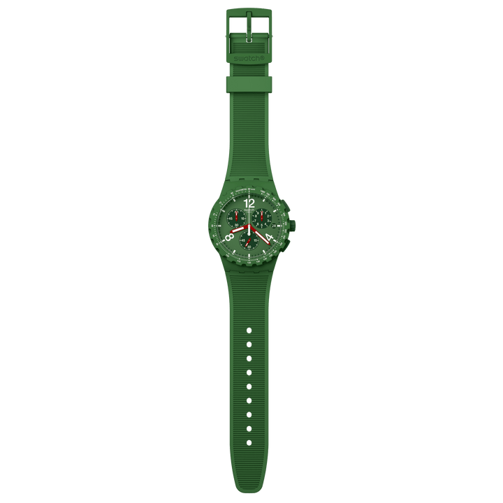 Swatch orologio PRIMARILY GREEN Originals Chrono 42mm SUSG407 - Capodagli 1937